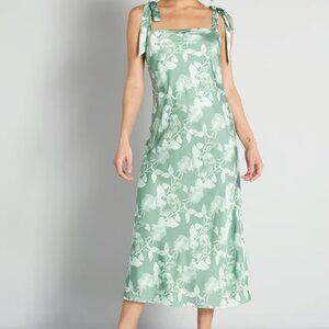 ModCloth x Hutch Tie-Shoulder Midi Dress, Size 18 NWT